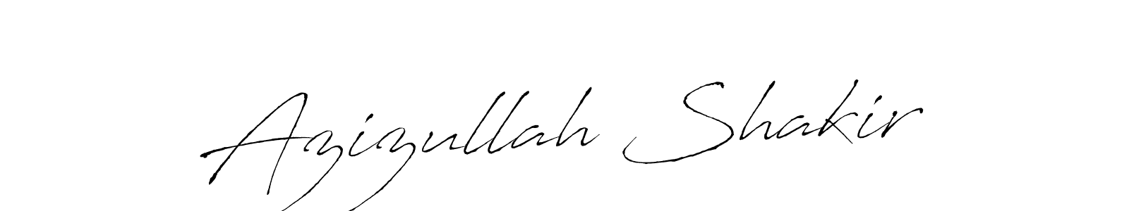 Make a beautiful signature design for name Azizullah Shakir. Use this online signature maker to create a handwritten signature for free. Azizullah Shakir signature style 6 images and pictures png