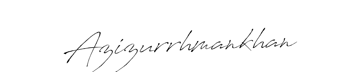 This is the best signature style for the Azizurrhmankhan name. Also you like these signature font (Antro_Vectra). Mix name signature. Azizurrhmankhan signature style 6 images and pictures png