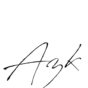 Also we have Azk name is the best signature style. Create professional handwritten signature collection using Antro_Vectra autograph style. Azk signature style 6 images and pictures png