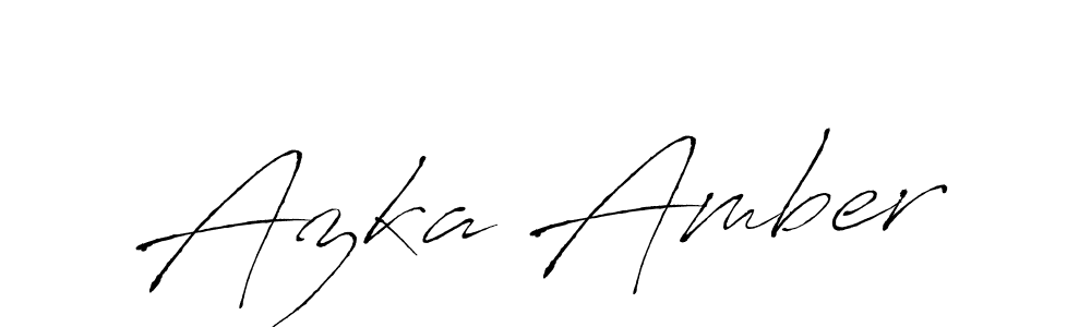 if you are searching for the best signature style for your name Azka Amber. so please give up your signature search. here we have designed multiple signature styles  using Antro_Vectra. Azka Amber signature style 6 images and pictures png