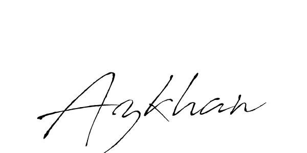 Make a beautiful signature design for name Azkhan. Use this online signature maker to create a handwritten signature for free. Azkhan signature style 6 images and pictures png