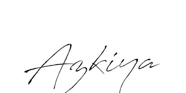 Design your own signature with our free online signature maker. With this signature software, you can create a handwritten (Antro_Vectra) signature for name Azkiya. Azkiya signature style 6 images and pictures png