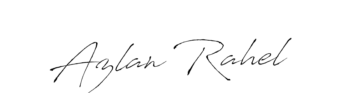 Also You can easily find your signature by using the search form. We will create Azlan Rahel name handwritten signature images for you free of cost using Antro_Vectra sign style. Azlan Rahel signature style 6 images and pictures png
