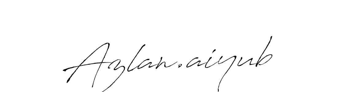 How to make Azlan.aiyub name signature. Use Antro_Vectra style for creating short signs online. This is the latest handwritten sign. Azlan.aiyub signature style 6 images and pictures png