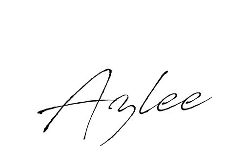 Create a beautiful signature design for name Azlee. With this signature (Antro_Vectra) fonts, you can make a handwritten signature for free. Azlee signature style 6 images and pictures png