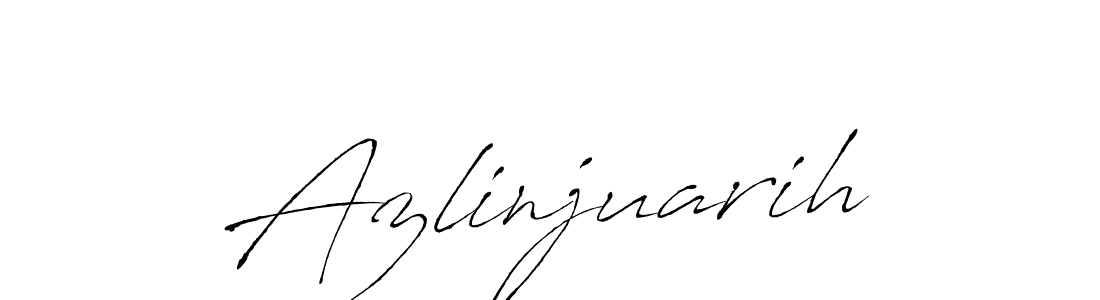 This is the best signature style for the Azlinjuarih name. Also you like these signature font (Antro_Vectra). Mix name signature. Azlinjuarih signature style 6 images and pictures png