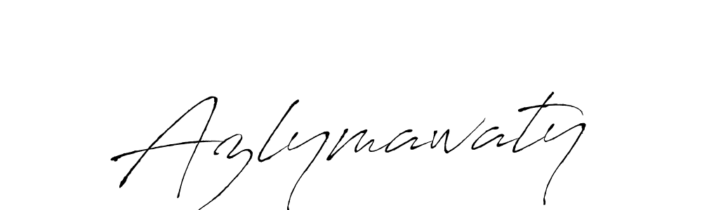 This is the best signature style for the Azlymawaty name. Also you like these signature font (Antro_Vectra). Mix name signature. Azlymawaty signature style 6 images and pictures png