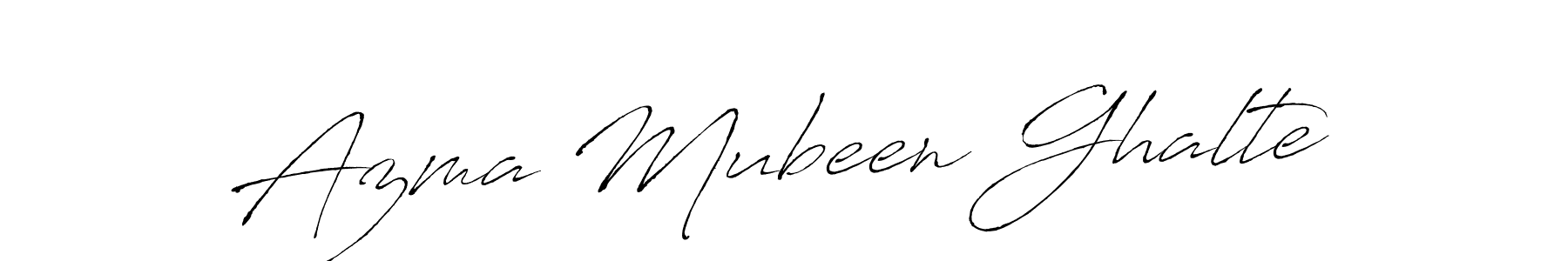 Here are the top 10 professional signature styles for the name Azma Mubeen Ghalte. These are the best autograph styles you can use for your name. Azma Mubeen Ghalte signature style 6 images and pictures png