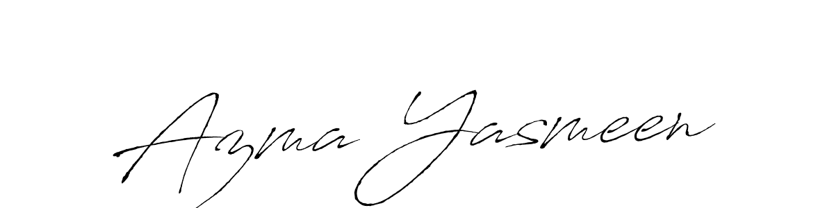 Make a beautiful signature design for name Azma Yasmeen. Use this online signature maker to create a handwritten signature for free. Azma Yasmeen signature style 6 images and pictures png