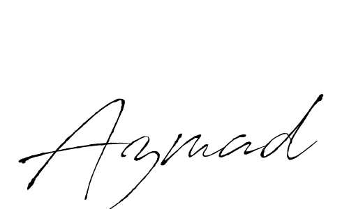 How to make Azmad name signature. Use Antro_Vectra style for creating short signs online. This is the latest handwritten sign. Azmad signature style 6 images and pictures png