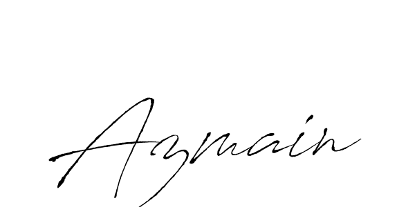 Azmain stylish signature style. Best Handwritten Sign (Antro_Vectra) for my name. Handwritten Signature Collection Ideas for my name Azmain. Azmain signature style 6 images and pictures png