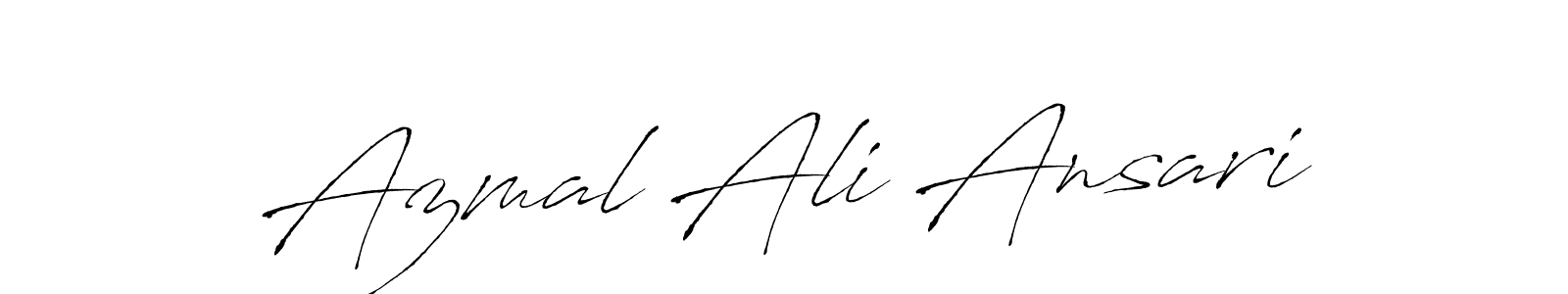 Also we have Azmal Ali Ansari name is the best signature style. Create professional handwritten signature collection using Antro_Vectra autograph style. Azmal Ali Ansari signature style 6 images and pictures png