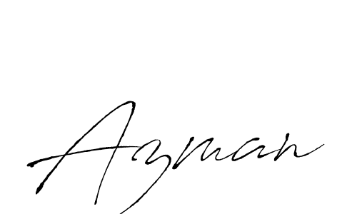 Azman stylish signature style. Best Handwritten Sign (Antro_Vectra) for my name. Handwritten Signature Collection Ideas for my name Azman. Azman signature style 6 images and pictures png