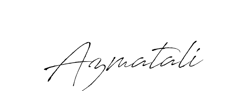 Create a beautiful signature design for name Azmatali. With this signature (Antro_Vectra) fonts, you can make a handwritten signature for free. Azmatali signature style 6 images and pictures png