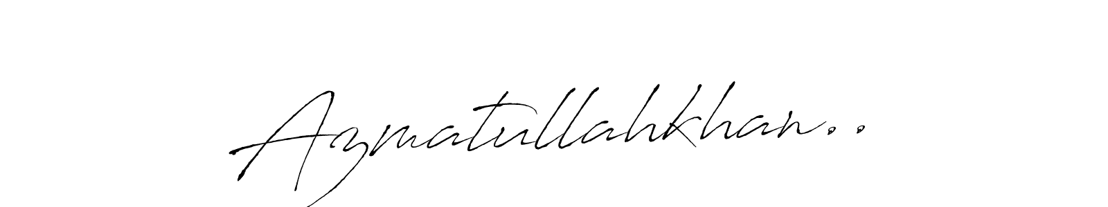 You should practise on your own different ways (Antro_Vectra) to write your name (Azmatullahkhan..) in signature. don't let someone else do it for you. Azmatullahkhan.. signature style 6 images and pictures png