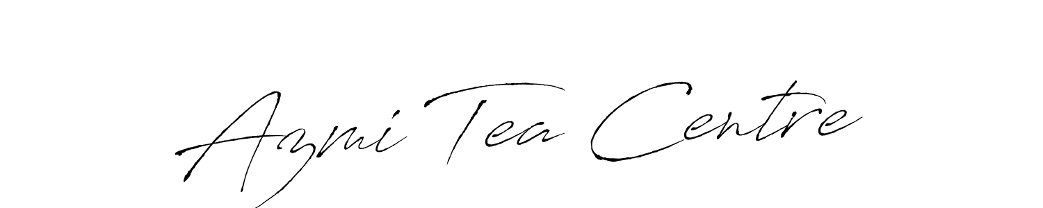 Design your own signature with our free online signature maker. With this signature software, you can create a handwritten (Antro_Vectra) signature for name Azmi Tea Centre. Azmi Tea Centre signature style 6 images and pictures png