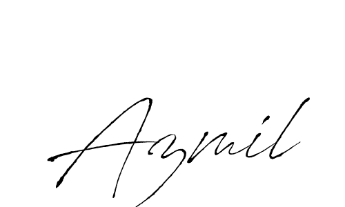 How to make Azmil name signature. Use Antro_Vectra style for creating short signs online. This is the latest handwritten sign. Azmil signature style 6 images and pictures png