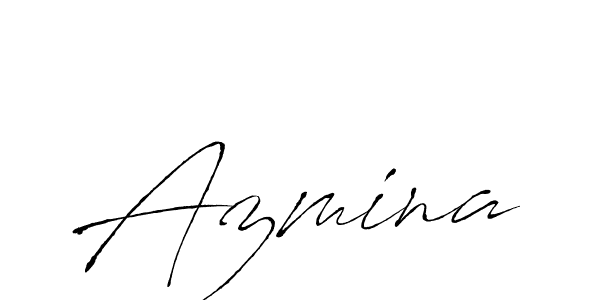 Also we have Azmina name is the best signature style. Create professional handwritten signature collection using Antro_Vectra autograph style. Azmina signature style 6 images and pictures png