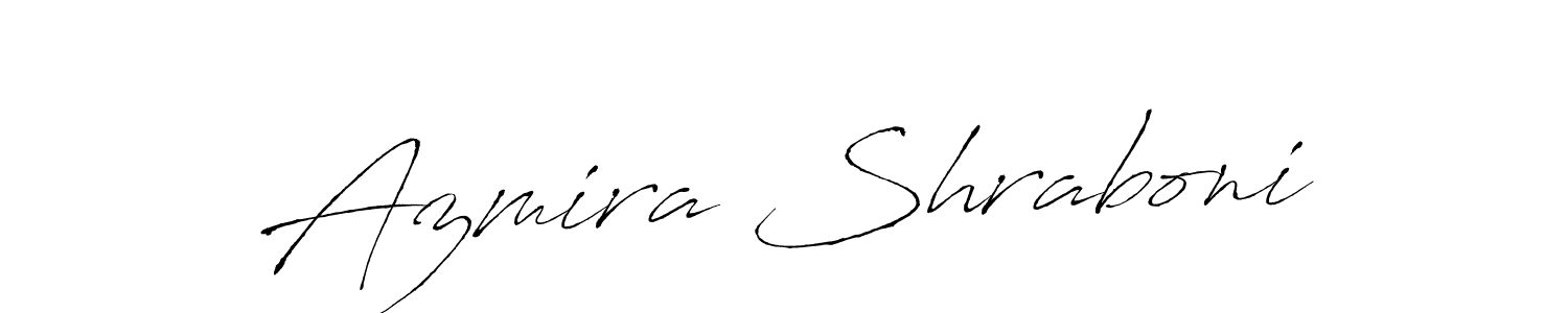 Make a beautiful signature design for name Azmira Shraboni. Use this online signature maker to create a handwritten signature for free. Azmira Shraboni signature style 6 images and pictures png