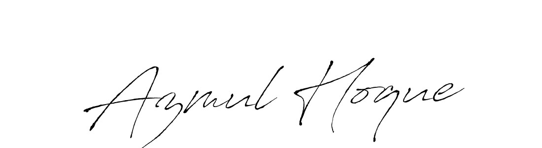 How to make Azmul Hoque name signature. Use Antro_Vectra style for creating short signs online. This is the latest handwritten sign. Azmul Hoque signature style 6 images and pictures png