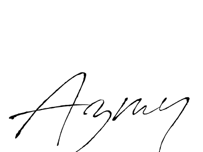 Use a signature maker to create a handwritten signature online. With this signature software, you can design (Antro_Vectra) your own signature for name Azmy. Azmy signature style 6 images and pictures png