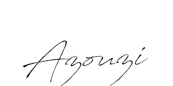 How to make Azouzi signature? Antro_Vectra is a professional autograph style. Create handwritten signature for Azouzi name. Azouzi signature style 6 images and pictures png