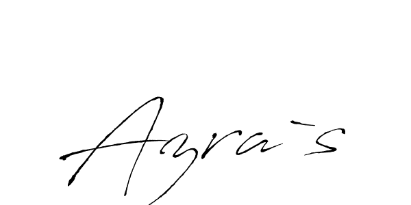 Design your own signature with our free online signature maker. With this signature software, you can create a handwritten (Antro_Vectra) signature for name Azra`s. Azra`s signature style 6 images and pictures png