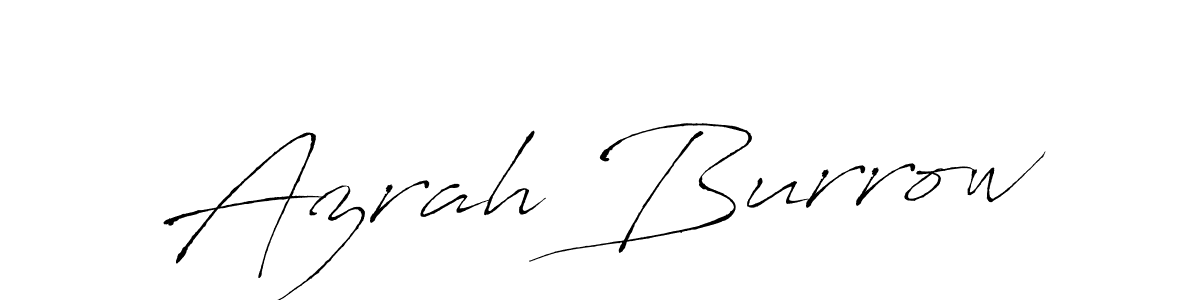 Also You can easily find your signature by using the search form. We will create Azrah Burrow name handwritten signature images for you free of cost using Antro_Vectra sign style. Azrah Burrow signature style 6 images and pictures png