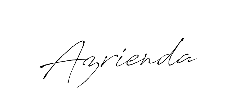 Also You can easily find your signature by using the search form. We will create Azrienda name handwritten signature images for you free of cost using Antro_Vectra sign style. Azrienda signature style 6 images and pictures png