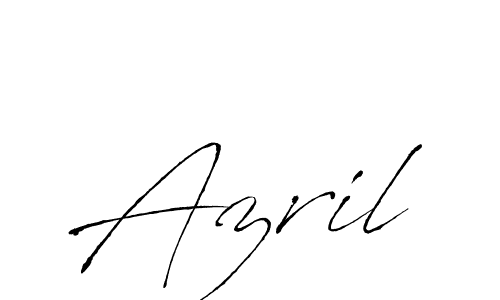 Design your own signature with our free online signature maker. With this signature software, you can create a handwritten (Antro_Vectra) signature for name Azril. Azril signature style 6 images and pictures png