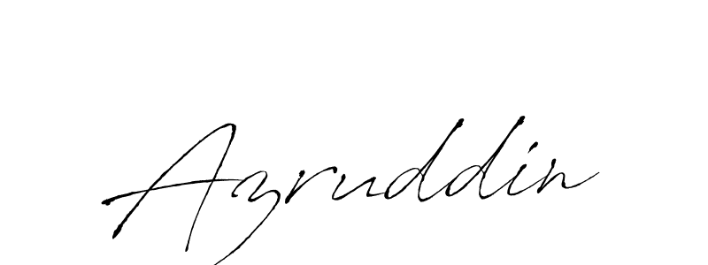 How to make Azruddin signature? Antro_Vectra is a professional autograph style. Create handwritten signature for Azruddin name. Azruddin signature style 6 images and pictures png