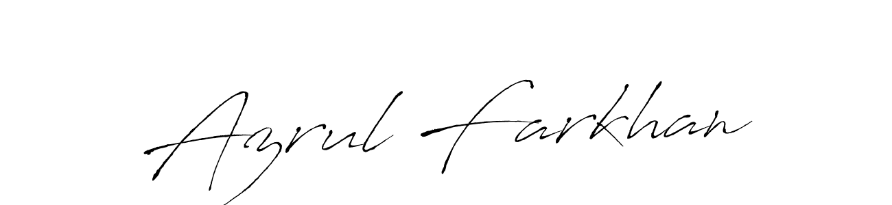 Make a beautiful signature design for name Azrul Farkhan. Use this online signature maker to create a handwritten signature for free. Azrul Farkhan signature style 6 images and pictures png