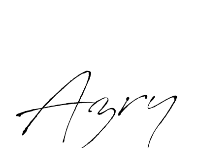 Also You can easily find your signature by using the search form. We will create Azry name handwritten signature images for you free of cost using Antro_Vectra sign style. Azry signature style 6 images and pictures png