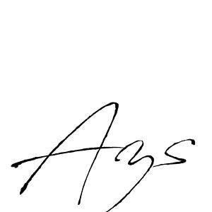 Use a signature maker to create a handwritten signature online. With this signature software, you can design (Antro_Vectra) your own signature for name Azs. Azs signature style 6 images and pictures png