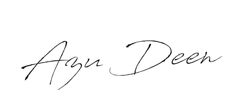 Also You can easily find your signature by using the search form. We will create Azu Deen name handwritten signature images for you free of cost using Antro_Vectra sign style. Azu Deen signature style 6 images and pictures png