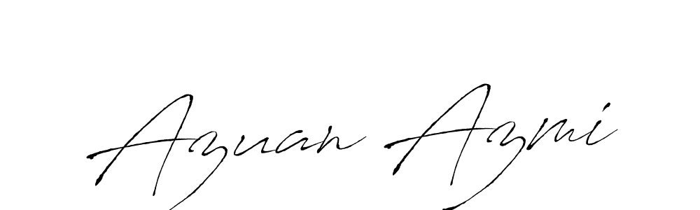 Create a beautiful signature design for name Azuan Azmi. With this signature (Antro_Vectra) fonts, you can make a handwritten signature for free. Azuan Azmi signature style 6 images and pictures png