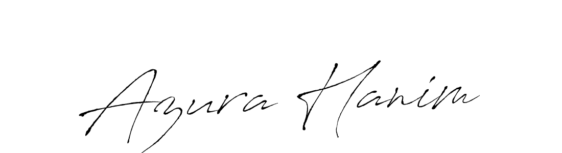 Azura Hanim stylish signature style. Best Handwritten Sign (Antro_Vectra) for my name. Handwritten Signature Collection Ideas for my name Azura Hanim. Azura Hanim signature style 6 images and pictures png