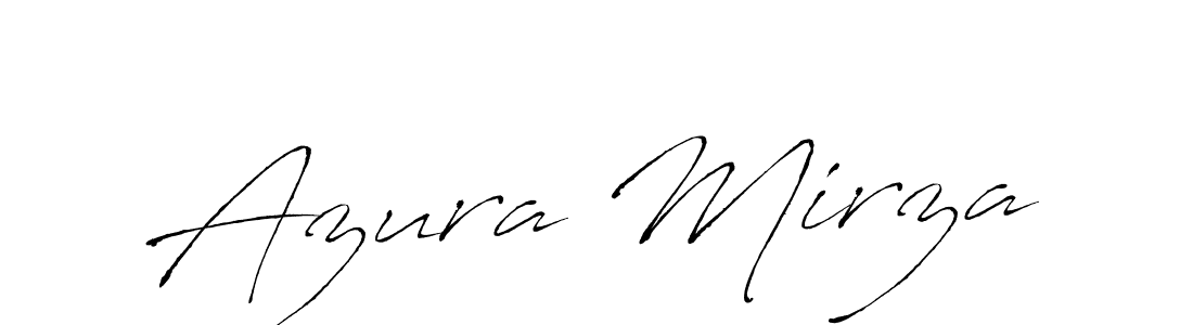 How to make Azura Mirza signature? Antro_Vectra is a professional autograph style. Create handwritten signature for Azura Mirza name. Azura Mirza signature style 6 images and pictures png
