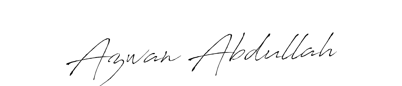 if you are searching for the best signature style for your name Azwan Abdullah. so please give up your signature search. here we have designed multiple signature styles  using Antro_Vectra. Azwan Abdullah signature style 6 images and pictures png