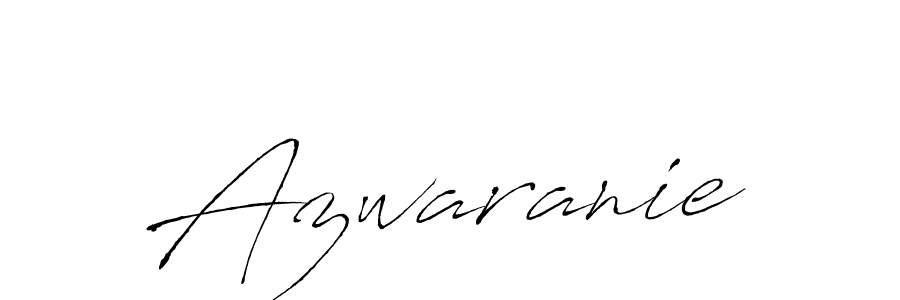 Design your own signature with our free online signature maker. With this signature software, you can create a handwritten (Antro_Vectra) signature for name Azwaranie. Azwaranie signature style 6 images and pictures png