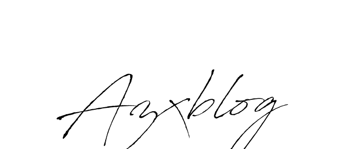 Create a beautiful signature design for name Azxblog. With this signature (Antro_Vectra) fonts, you can make a handwritten signature for free. Azxblog signature style 6 images and pictures png