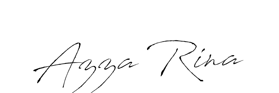 Also You can easily find your signature by using the search form. We will create Azza Rina name handwritten signature images for you free of cost using Antro_Vectra sign style. Azza Rina signature style 6 images and pictures png