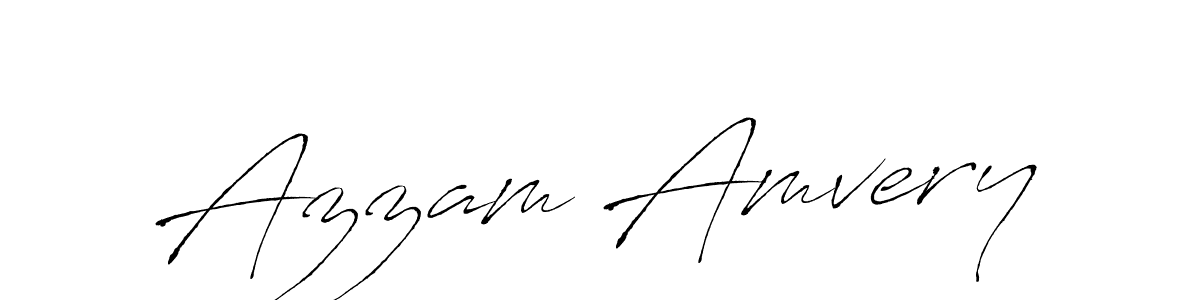 if you are searching for the best signature style for your name Azzam Amvery. so please give up your signature search. here we have designed multiple signature styles  using Antro_Vectra. Azzam Amvery signature style 6 images and pictures png