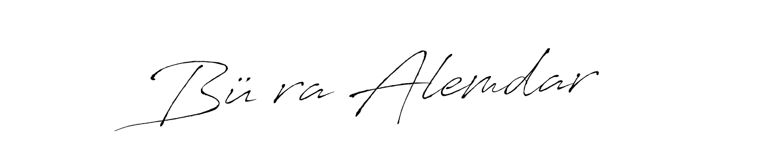 Make a beautiful signature design for name Büşra Alemdar. With this signature (Antro_Vectra) style, you can create a handwritten signature for free. Büşra Alemdar signature style 6 images and pictures png
