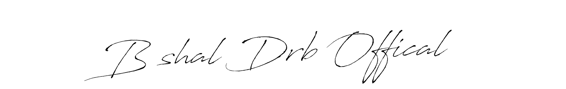 How to make Bİshal Drb Offical name signature. Use Antro_Vectra style for creating short signs online. This is the latest handwritten sign. Bİshal Drb Offical signature style 6 images and pictures png