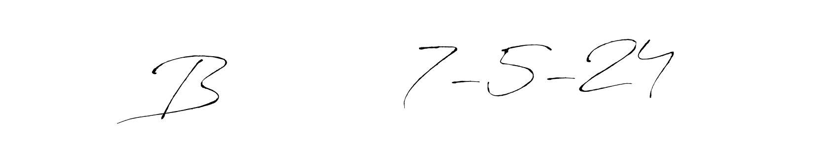 Use a signature maker to create a handwritten signature online. With this signature software, you can design (Antro_Vectra) your own signature for name B          7-5-24. B          7-5-24 signature style 6 images and pictures png