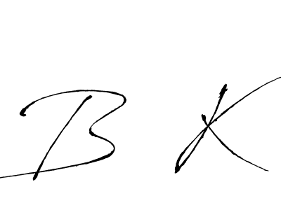 Also we have B  K name is the best signature style. Create professional handwritten signature collection using Antro_Vectra autograph style. B  K signature style 6 images and pictures png