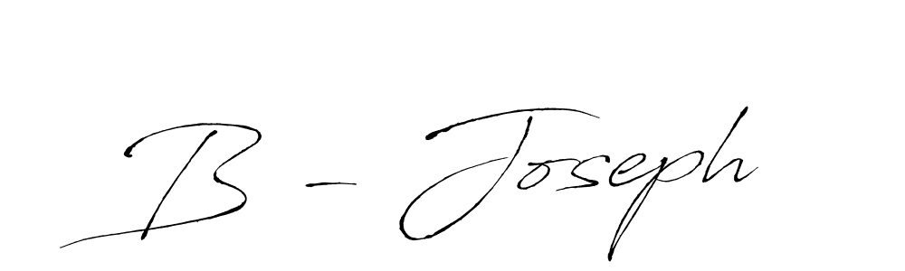 Also we have B - Joseph name is the best signature style. Create professional handwritten signature collection using Antro_Vectra autograph style. B - Joseph signature style 6 images and pictures png