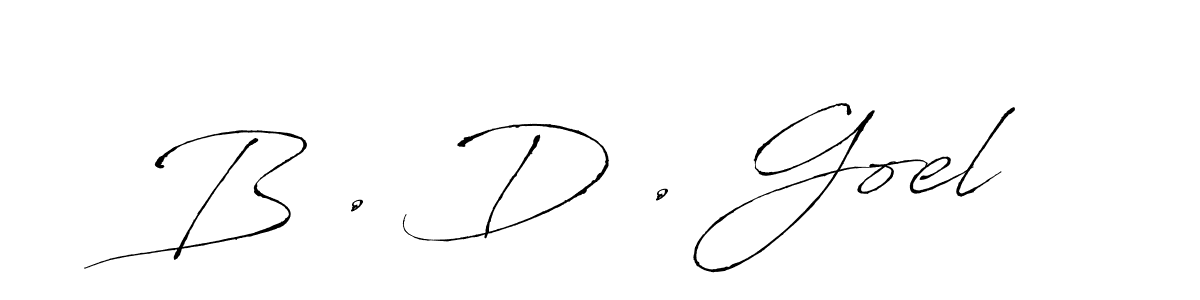 Make a beautiful signature design for name B . D . Goel. Use this online signature maker to create a handwritten signature for free. B . D . Goel signature style 6 images and pictures png