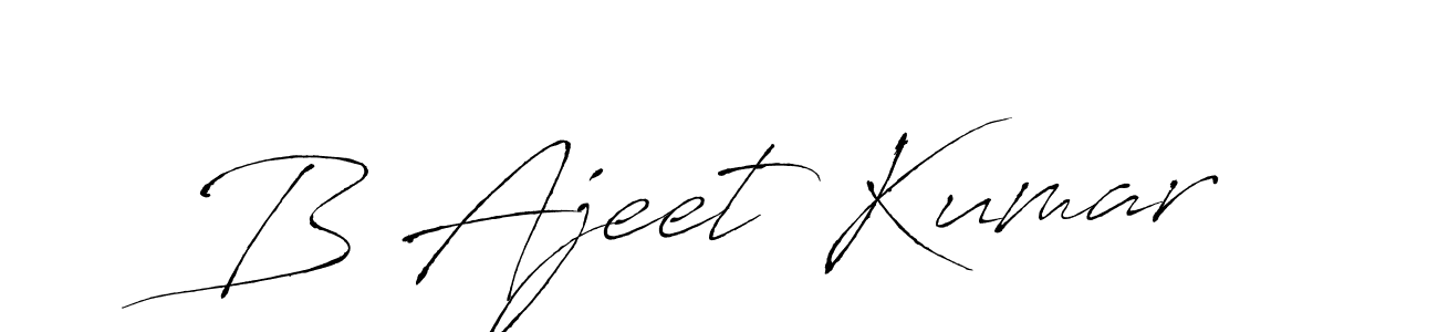 Best and Professional Signature Style for B Ajeet Kumar. Antro_Vectra Best Signature Style Collection. B Ajeet Kumar signature style 6 images and pictures png